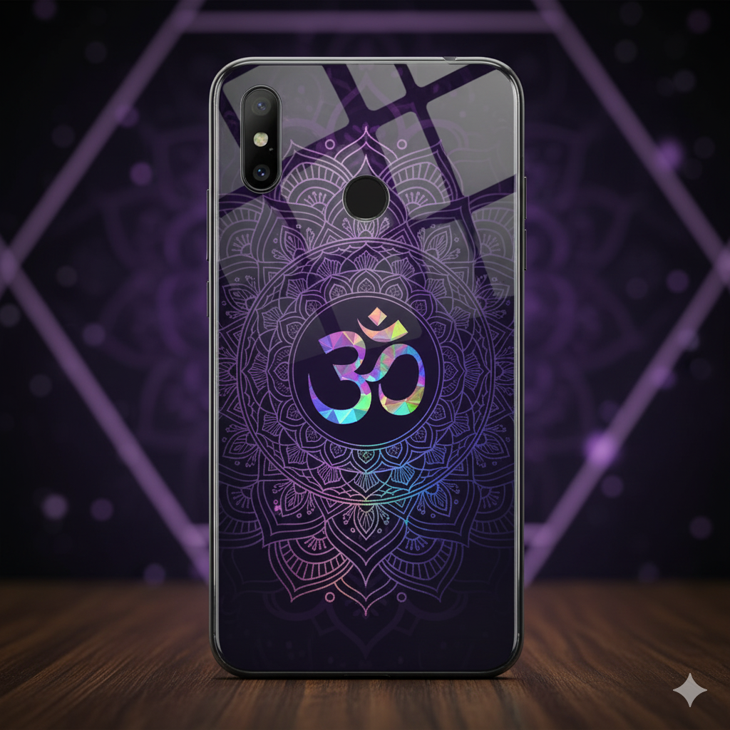 Devotional Glassy Mobile Cases – Spiritual Elegance & Protection
