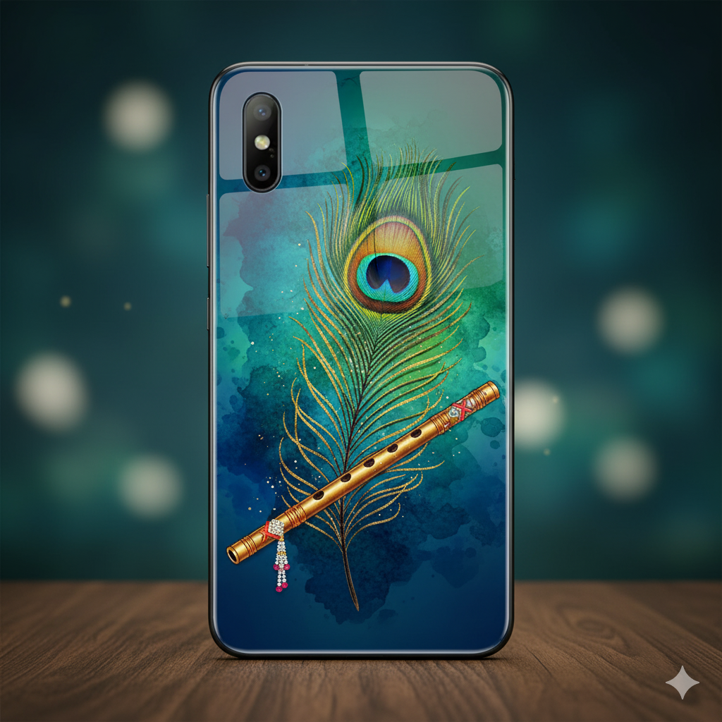 Devotional Glassy Mobile Cases – Spiritual Elegance & Protection