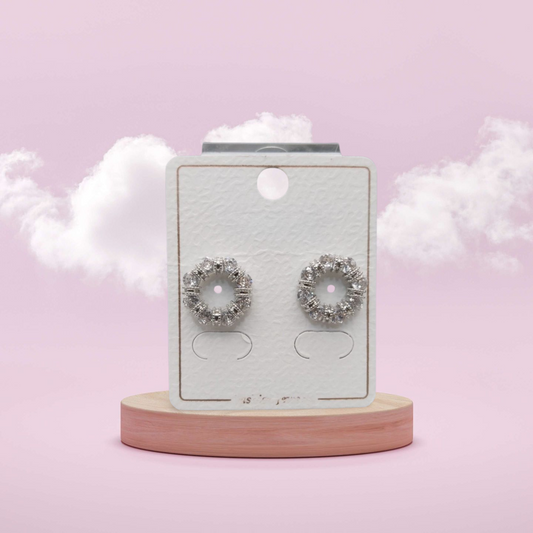 Round Stud Earrings