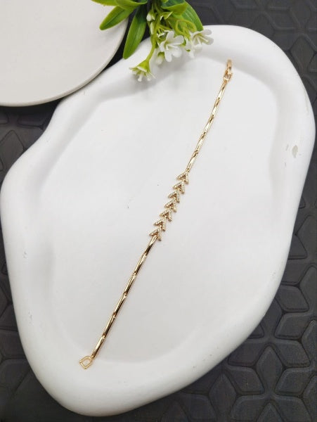 Eternal Shine Bracelet – Timeless Gold-Plated Elegance