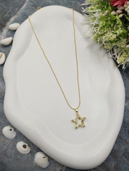 Celestial Star Pendant Necklace