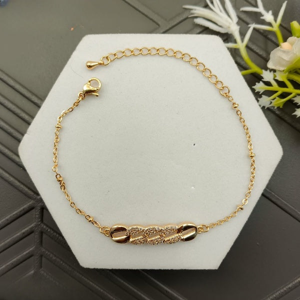 2-in-1 Gold Bracelet & Anklet ā Unique Design, Adjustable, Anti-Tarnish
