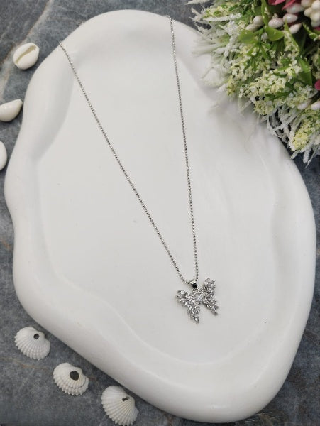 Designer Butterfly Pendant Necklace