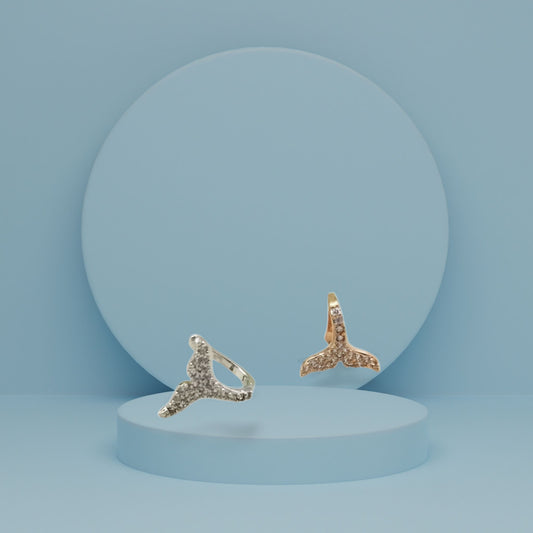 Elegant Crystal Ear Cuff – Adjustable Design