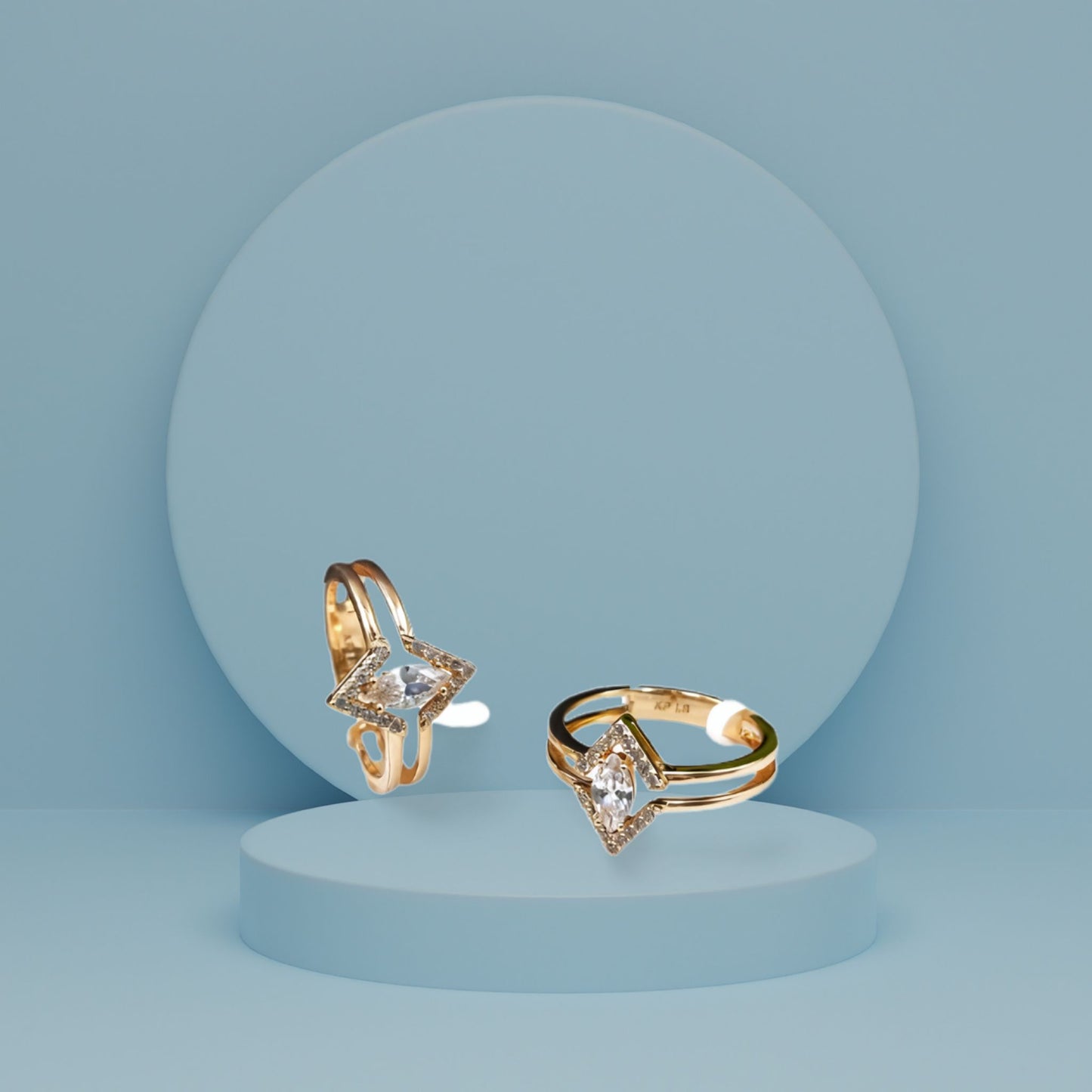 Radiant Shape Ring – Elegant & Modern