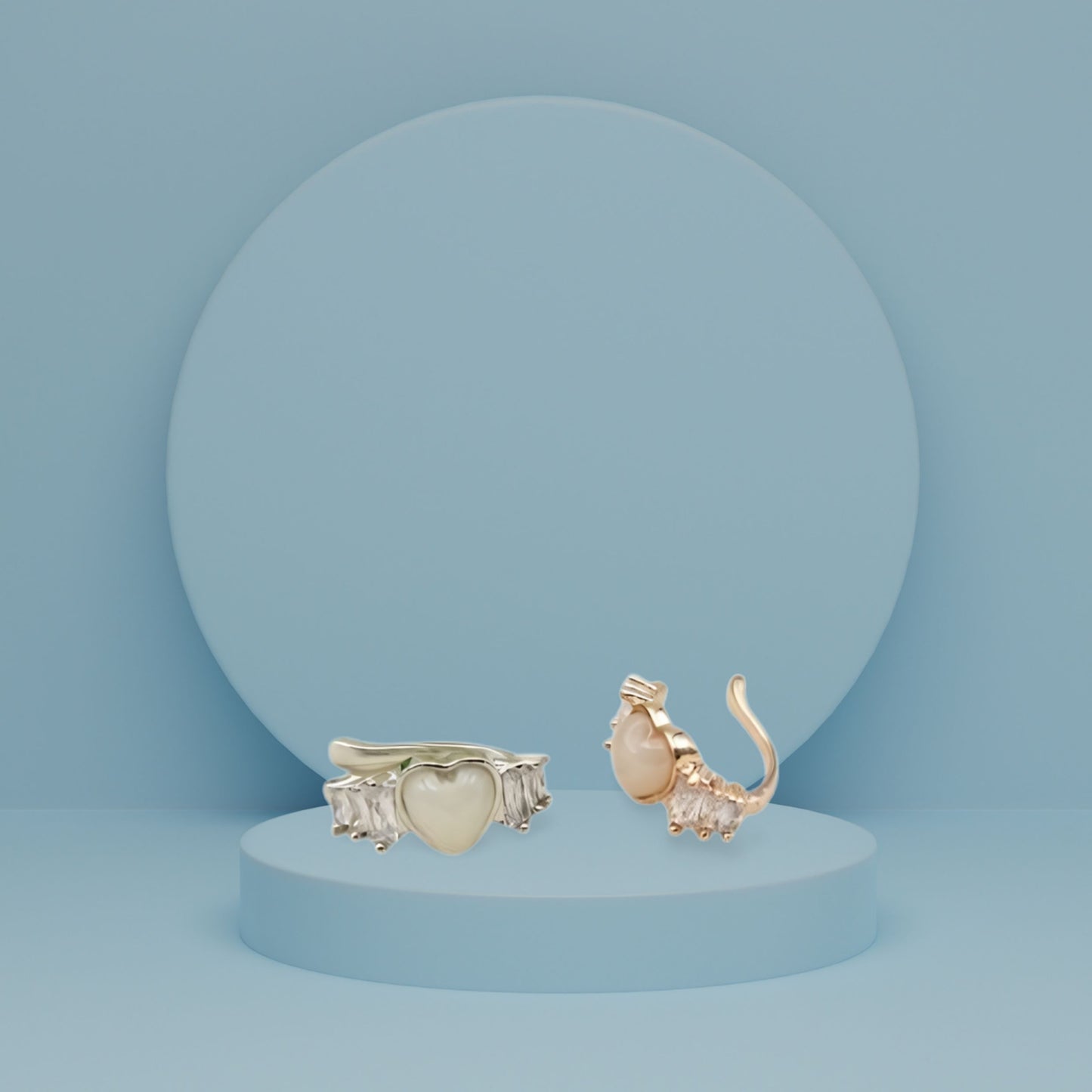 Heart Shape Ear Cuff – Chic & Adjustable