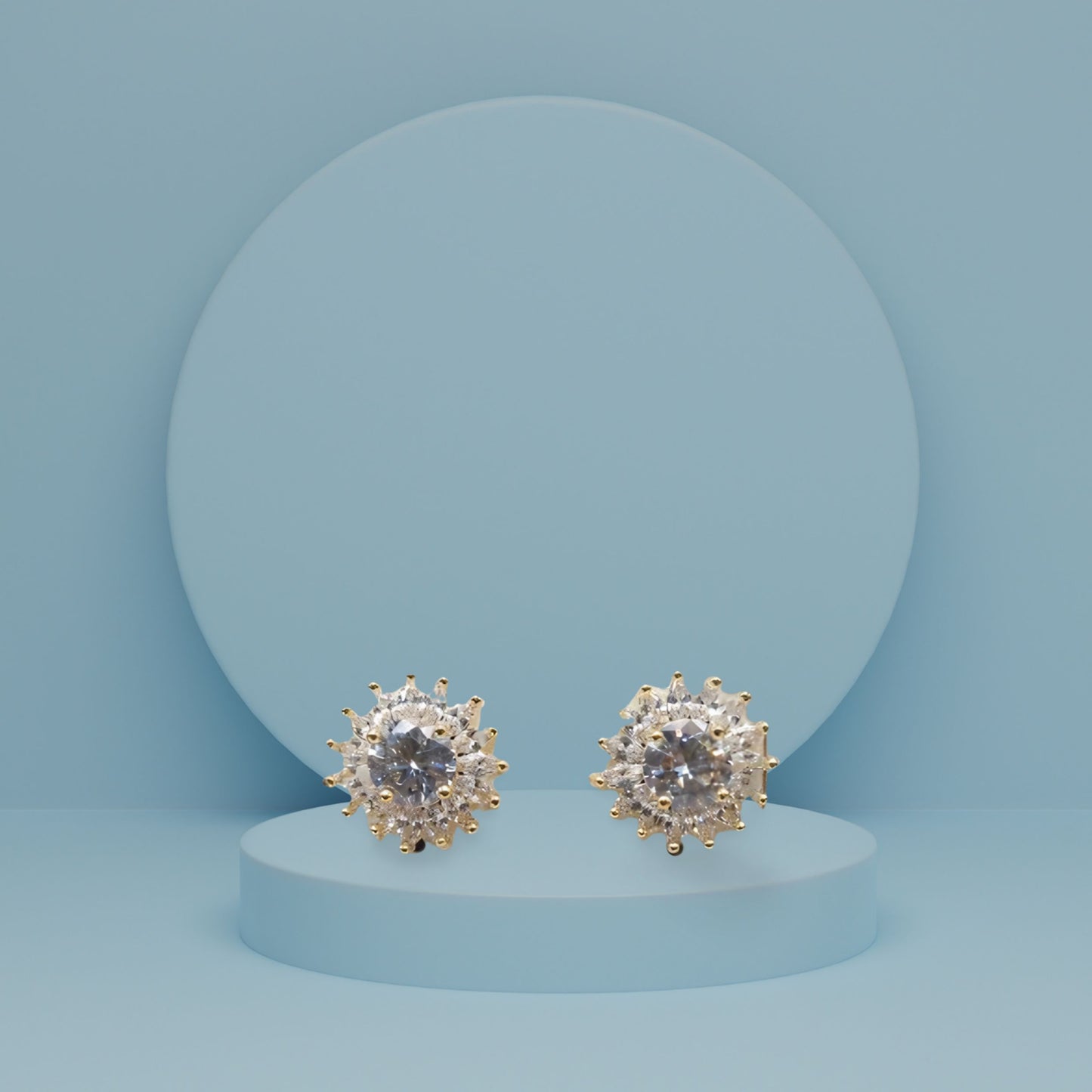 Classic Stone Stud Earrings – Elegant Everyday Wear.