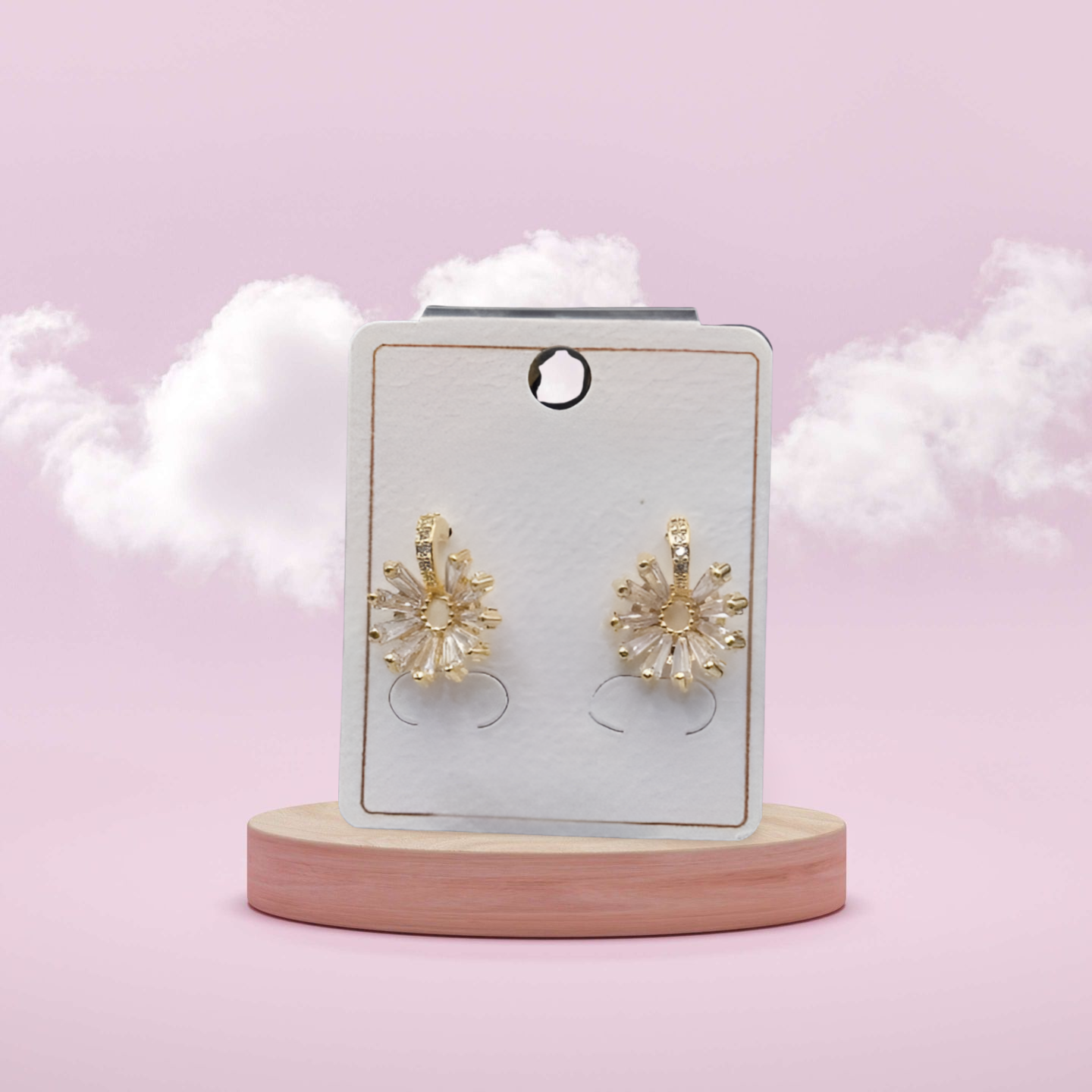 Parallel Stone Drop Earrings