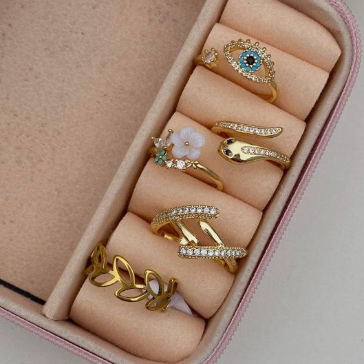 Anti-Tarnish Finger Ring – Durable Everyday Gold/Silver Ring (1 Piece)