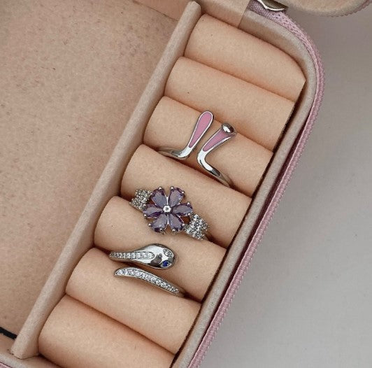 Silver Stainless Steel Ring β Tarnish-Free & Hypoallergenic (1 Piece)