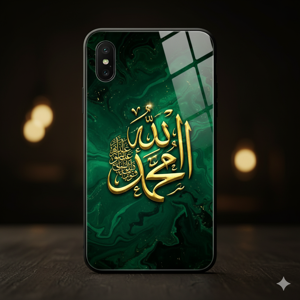 Devotional Glassy Mobile Cases – Spiritual Elegance & Protection