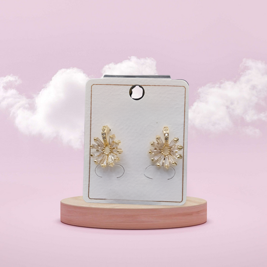 Parallel Stone Drop Earrings