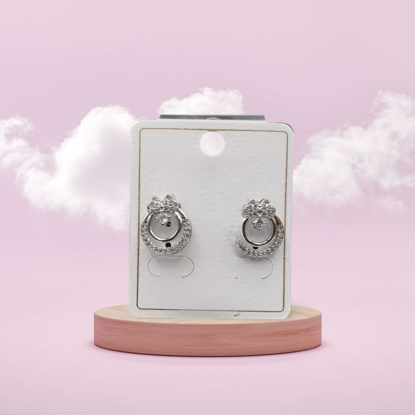 Classic Round Silver & Gold Studs